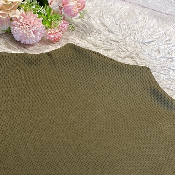 DYI Define Your Inspiration Long Sleeve Mesh Contrast Mock Neck Top sz S - Picture 9 of 11